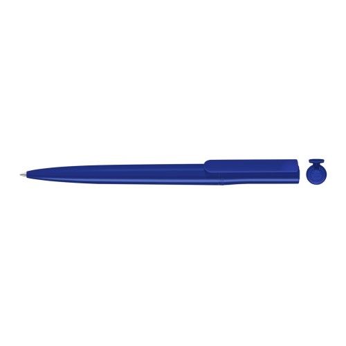 RECYCLED PET PEN switch Twist ballpoint pen dark blue
