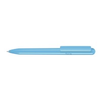 RECYCLED PET PEN CHANGE Twist ballpoint pen light blue