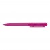RECYCLED PET PEN CHANGE transparent Twist ballpoint pen magenta