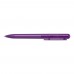 RECYCLED PET PEN CHANGE transparent Twist ballpoint pen purple