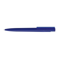 RECYCLED PET PEN PRO K transparent GUM Retractable ballpoint pen dark blue