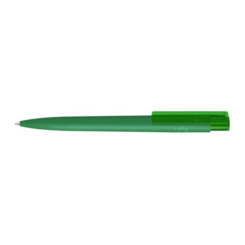 RECYCLED PET PEN PRO K transparent GUM Retractable ballpoint pen dark green