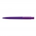 RECYCLED PET PEN PRO K transparent GUM Retractable ballpoint pen dark purple