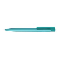 RECYCLED PET PEN PRO K transparent GUM Retractable ballpoint pen turquoise