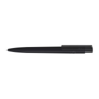 RECYCLED PET PEN PRO K transparent GUM Retractable ballpoint pen black