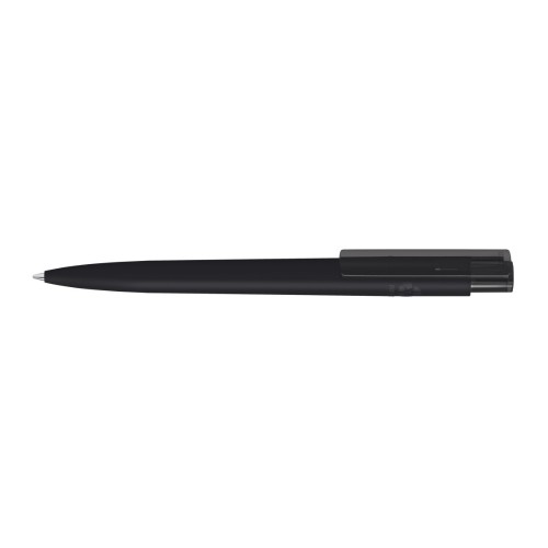 RECYCLED PET PEN PRO K transparent GUM Retractable ballpoint pen black