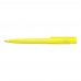 RECYCLED PET PEN PRO transparent Retractable ballpoint pen yellow