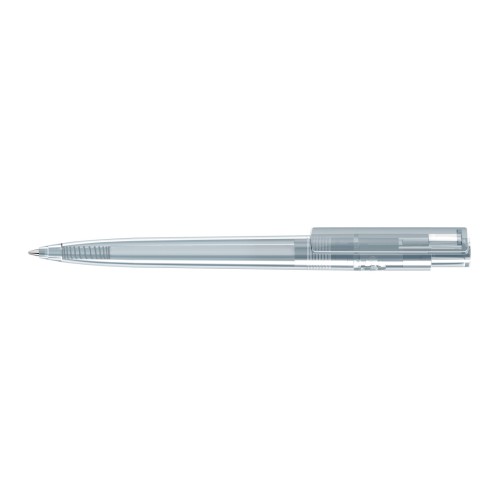 RECYCLED PET PEN PRO transparent Retractable ballpoint pen clear