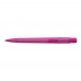RECYCLED PET PEN PRO transparent Retractable ballpoint pen magenta