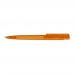 RECYCLED PET PEN PRO transparent Retractable ballpoint pen orange