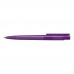 RECYCLED PET PEN PRO transparent Retractable ballpoint pen purple