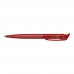 RECYCLED PET PEN transparent Retractable ballpoint pen red