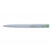 RECYCLED PET PEN transparent SG Retractable ballpoint pen middle green