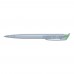 RECYCLED PET PEN transparent SG Retractable ballpoint pen middle green
