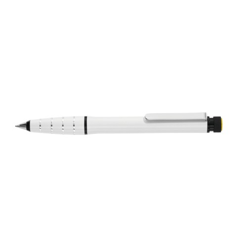 2in1 Drehkugelschreiber, weiss 2in1 Drehkugelschreiber, weiss