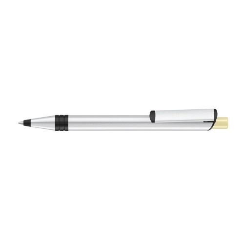 RECYCLED PET PEN ALUMA Retractable ballpoint pen beige