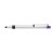 RECYCLED PET PEN ALUMA Retractable ballpoint pen dark purple
