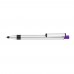 RECYCLED PET PEN ALUMA Retractable ballpoint pen dark purple