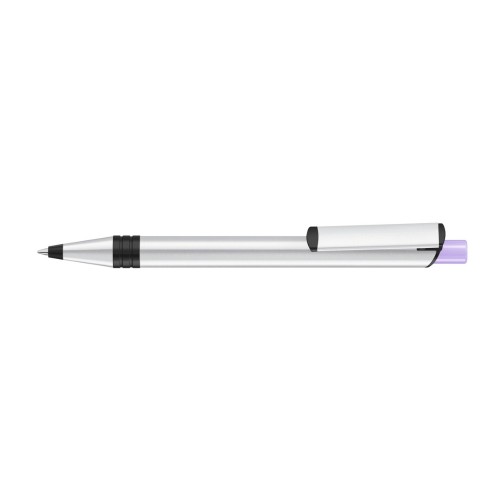 RECYCLED PET PEN ALUMA Retractable ballpoint pen light purple