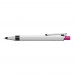 RECYCLED PET PEN ALUMA Retractable ballpoint pen magenta