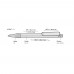 RECYCLED PET PEN ALUMA transparent Retractable ballpoint pen red