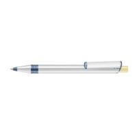 RECYCLED PET PEN ALUMA transparent Retractable ballpoint pen beige