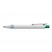 RECYCLED PET PEN ALUMA transparent Retractable ballpoint pen dark green