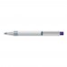 RECYCLED PET PEN ALUMA transparent Retractable ballpoint pen dark purple