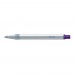 RECYCLED PET PEN ALUMA transparent Retractable ballpoint pen dark purple