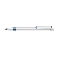 RECYCLED PET PEN ALUMA transparent Retractable ballpoint pen grey