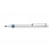 RECYCLED PET PEN ALUMA transparent Retractable ballpoint pen grey