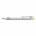 RECYCLED PET PEN ALUMA transparent Retractable ballpoint pen light green
