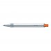 RECYCLED PET PEN ALUMA transparent Retractable ballpoint pen orange