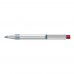 RECYCLED PET PEN ALUMA transparent Retractable ballpoint pen red