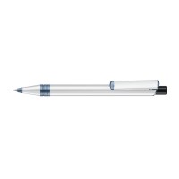 RECYCLED PET PEN ALUMA transparent Retractable ballpoint pen black