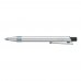 RECYCLED PET PEN ALUMA transparent Retractable ballpoint pen black