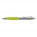 LUCKY Retractable ballpoint pen yellow
