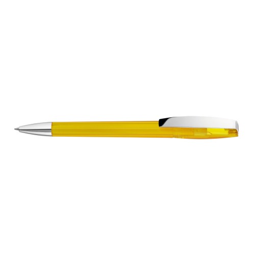 CHILL transparent SI Twist ballpoint pen yellow