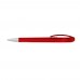 SPOT transparent SI Retractable ballpoint pen red