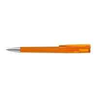 ULTIMO transparent SI Twist ballpoint pen orange
