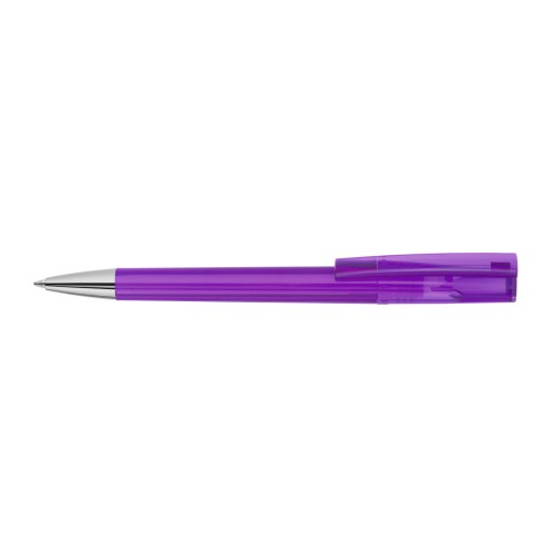 ULTIMO transparent SI Twist ballpoint pen purple