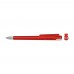 CRYS transparent SI Twist ballpoint pen red
