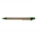 PAPER PEN Retractable ballpoint pen green
