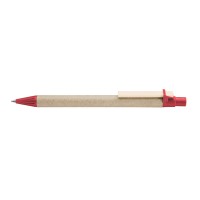 PAPER PEN Retractable ballpoint pen red