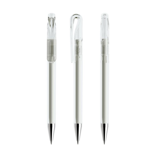 prodir DS1 TTC Twist ballpoint pen, Clear