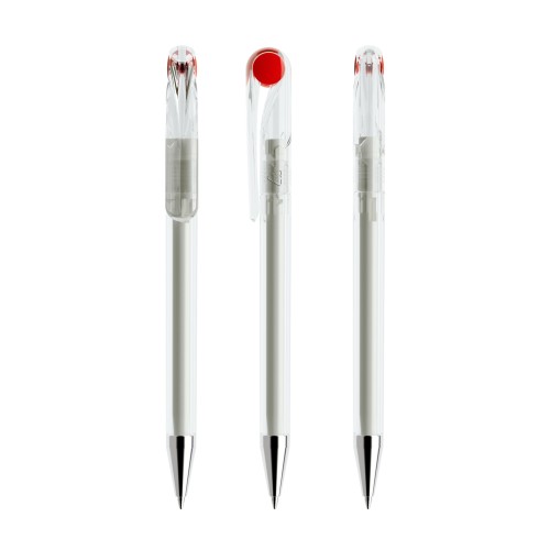 prodir DS1 TTC Twist Kugelschreiber, Transparent-Rot prodir DS1 TTC Twist Kugelschreiber, Transparent-Rot