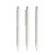 prodir DS4 PMM Push pen,  Wit-Silver galvanised satin