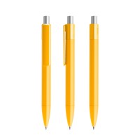 prodir DS4 PMM Push pen,  Geel-Silver galvanised satin