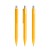 prodir DS4 PMM Push pen,  Geel-Silver galvanised satin