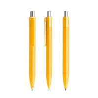 prodir DS4 PMM Push pen,  Geel-Silver galvanised chrome